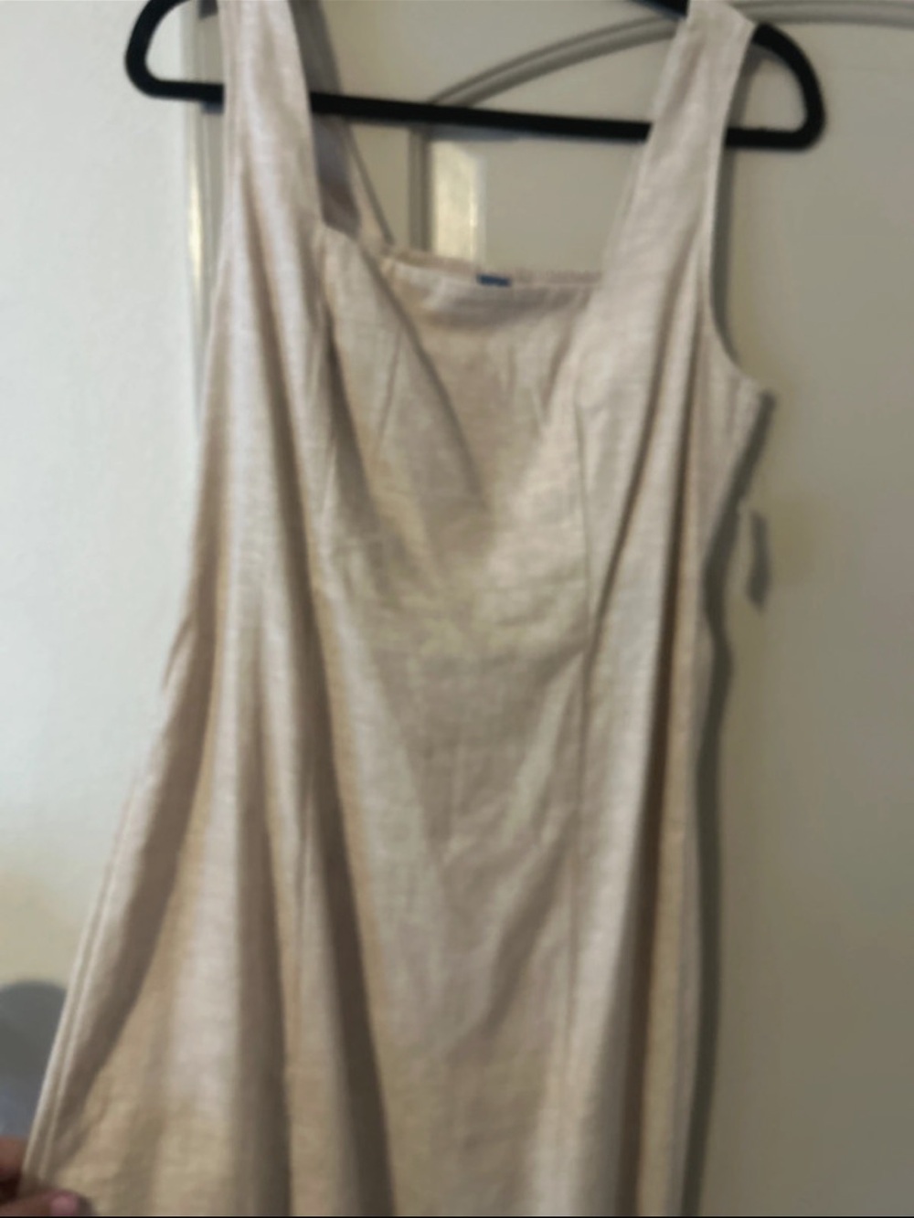 Old Navy Light Cream Scoop Neck Tank Top